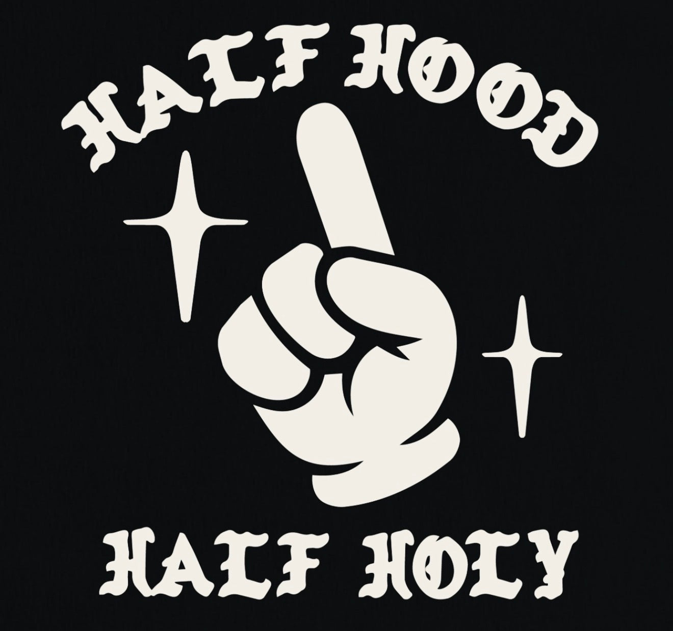 Half Hood Half Holy Tee